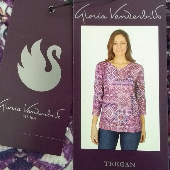 blouse floral Gloria Vanderbilt - Picture 3 of 8